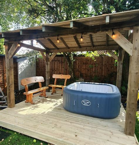 Wooden Gazebo Kit 3m X 3m Timber Hot Tub Shelter Gazebo With Etsy UK