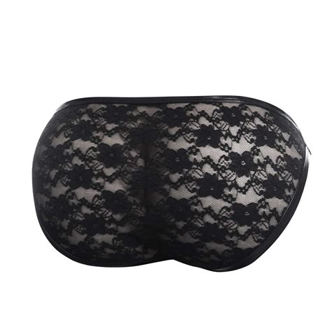 CUT4MEN L4CE Bulge Bikini Briefs Black INDERWEAR