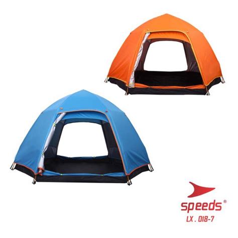 Jual TENDA CAMPING TENDA KEMAH LIPAT PORTABLE PREMIUM SPEEDS 3 4 ORANG