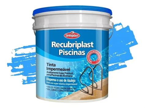 Tinta Impermeabilizante Para Piscina Recupera Renova Ltr Frete Gr Tis