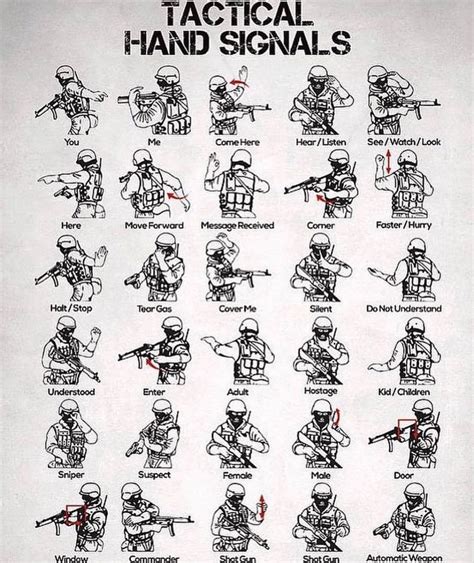 Official Military Hand Signals Hand Signals Military Hands Images And