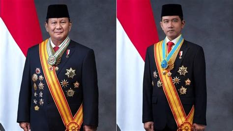 Sah! Ini Foto Resmi Kenegaraan Presiden Prabowo-Wapres Gibran