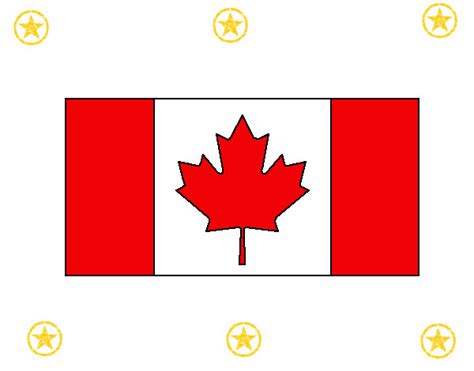 Dibujo De Bandera De Canada Pintado Por Lulitfm En Dibujosnet El Dia Images