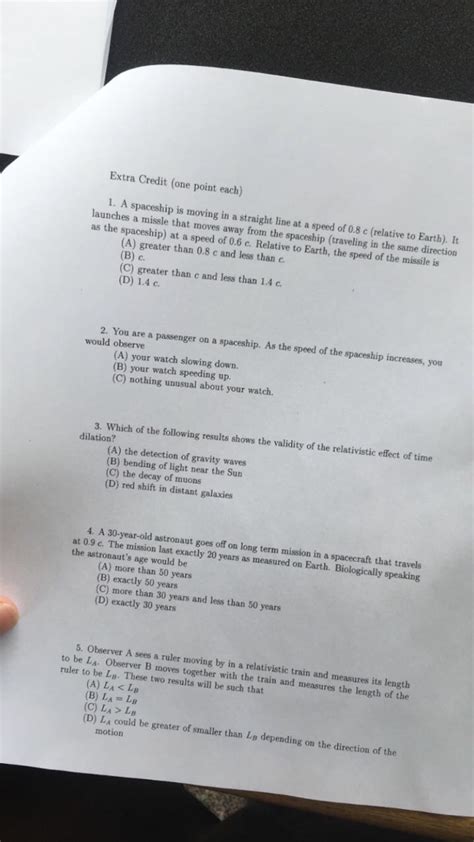 Solved A spaceship is moving in a straight line at a speed | Chegg.com 