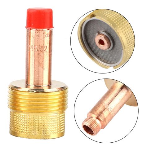 45V64 Large Gas Lens Collet Body 2 4mm 3 32 For TIG Welding Torch WP