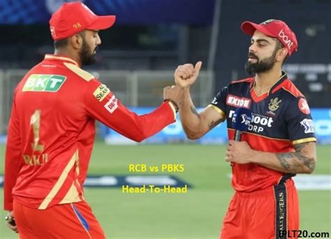 Rcb Vs Pbks Royal Challengers Bangalore Vs Punjab Kings Head To Head