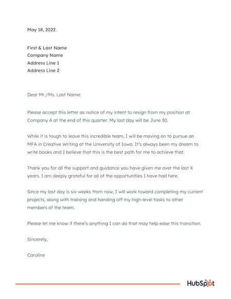 How To Write A Respectable Resignation Letter Samples And Templates