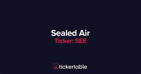 sealed air