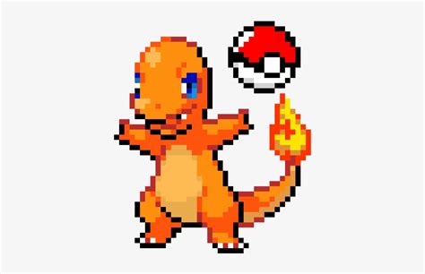 Charmander Pixel Art Pixel Art Pokemon Pokemon Cross Stitch Pixel Art ...