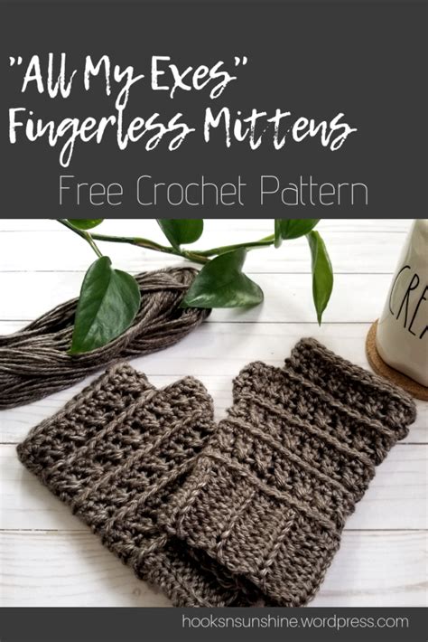 All My Exes Fingerless Mittens Pattern Artofit