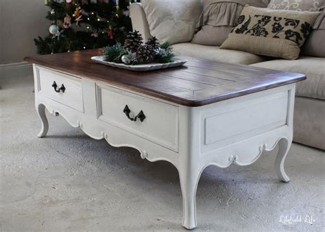 Black Painted Coffee Table - Black farmhouse coffee table rustic coffee ...