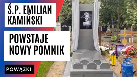 Powstaje nowy pomnik na grobie Emiliana KAMIŃSKIEGO ZAPIERA DECH Ma