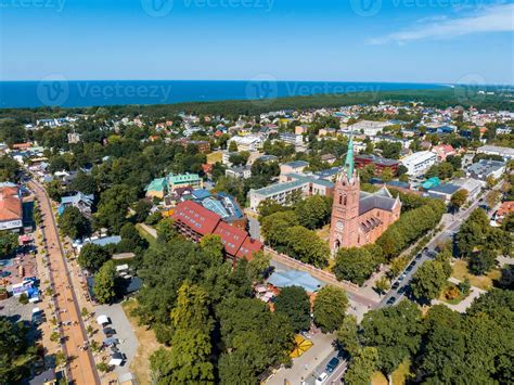 Aerial View Of The Palanga Resort Town In Lithuania 10634518 Stock