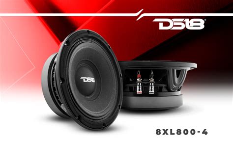 Ds18 8xl800 4 Pro Xl 8 Mid Range Loudspeaker 400 Watts Rms 4 Ohm Pro Midrange 8