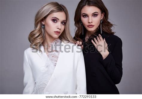 Brunette Blonde Images Stock Photos Vectors Shutterstock
