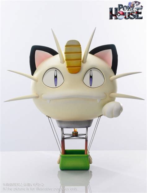 Poke House Pok Mon Team Rocket With Meowth Hot Air Balloon Orzgk