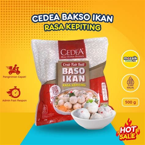 Jual Cedea Bakso Ikan Rasa Kepiting Frozen Mart Frozen Food Palembang