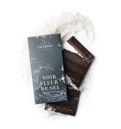 Tablette De Chocolat Noir Fleur De Sel