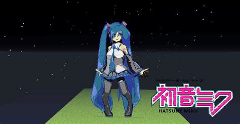 Hatsune Miku In Minecraft By Mmdyumehokou On Deviantart Hot Sex Picture