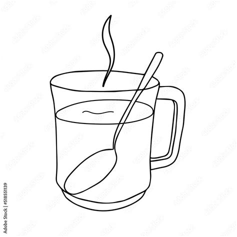 Glass Of Water Clipart Black And White