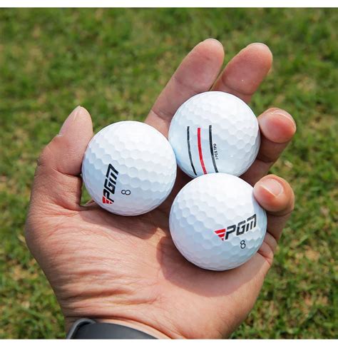 Pgm Q027 Custom High Quality 3 Line 3 Layer Golf Ball Tournaments Golf