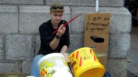 Amazing Bucket Drummer Youtube