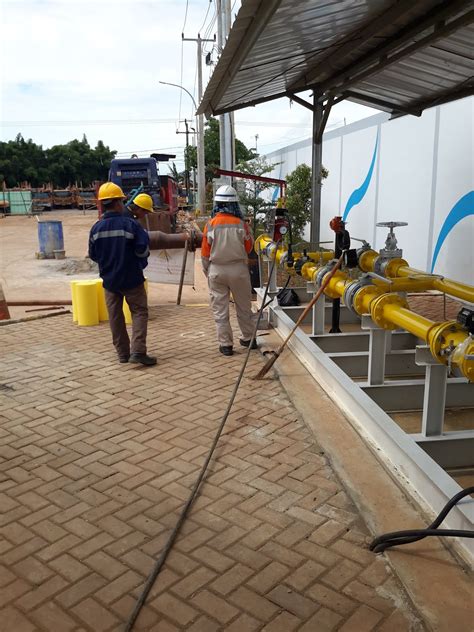 Pt Sumatera Gas Energi Purging Pipa Dan Tanki