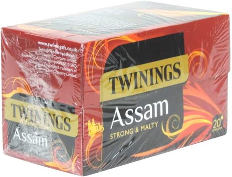 Twinings Assam 20 Envelope Tea Bags 40g Uk Grocery