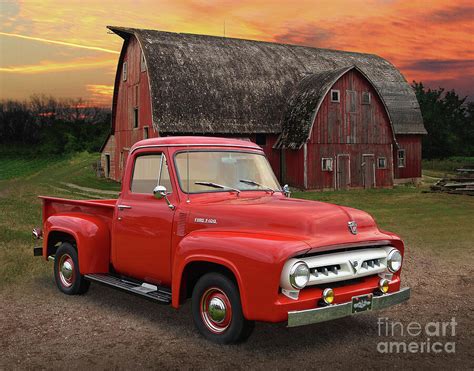 1953 Ford F-100 Pickup Photograph by Ron Long - Pixels