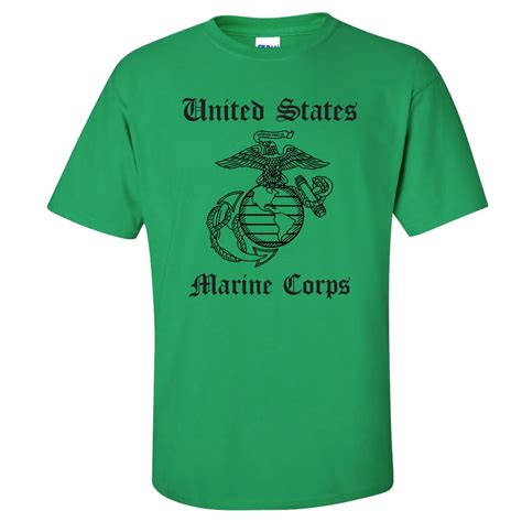 Zerogravitee United States Marine Corps Adult Short Sleeve T Shirt