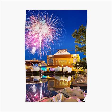 Fireworks At Kennywood Park Poster By Carlacardello Redbubble