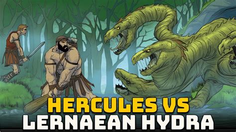 Hercules Against The Invincible Hydra Of Lerna The 12 Labors Of