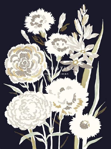 Kristine Hegre X In Open Giclee Canvas Midnight Florals