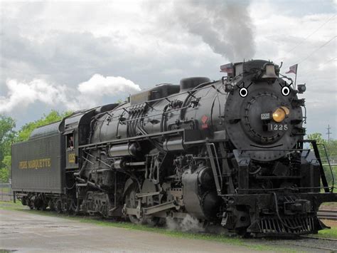 Pere Marquette 1225 With A Face 400th By Thejaleonard On Deviantart