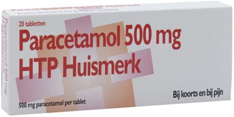 Pijnstiller Tablet Healthypharm Paracetamol Stuks