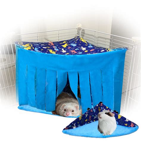 Buy Fulue Guinea Pig Corner Hideout Hammock And Bedferret Corner