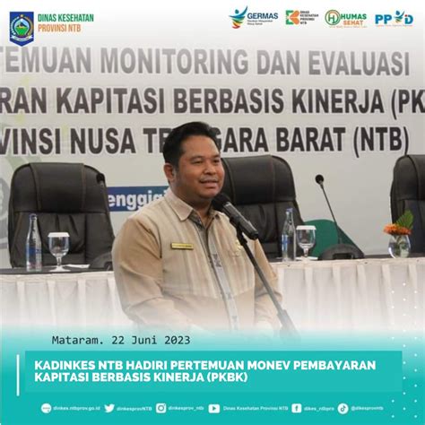 Kadinkes NTB Hadiri Pertemuan Monev Pembayaran Kapitasi Berbasis