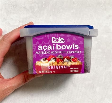 Dole Acai Bowl Review {2024} Nutritionist Answers