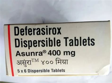 Asunra 400 Mg Tablets at ₹ 1000/box | Deferasirox Tablets in Nagpur ...