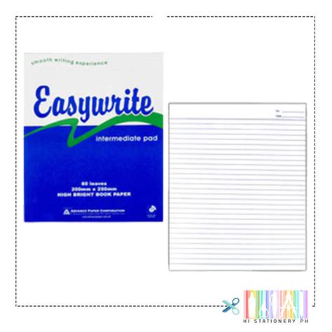 Easywrite Victory Intermediate Pad Leaves Histationeryph Lazada Ph