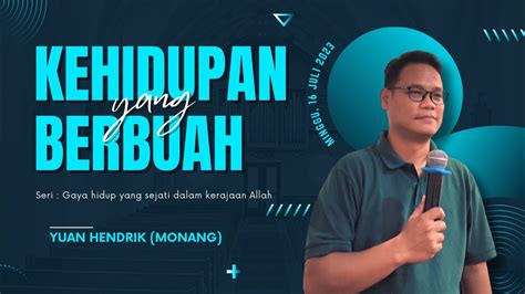 Abbalove Depok 16 07 23 11 00 12 30 Kehidupan Yang Berbuah YouTube