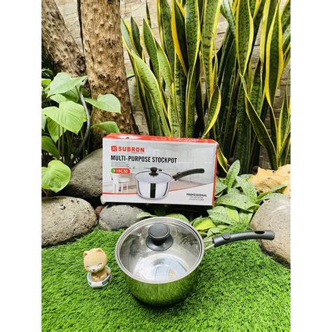 Jual Panci Susu Milk Pan Subron Tutup Kaca Stainless Shopee Indonesia