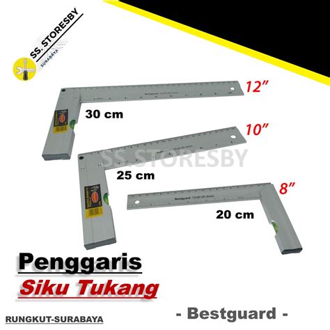 Jual BESTGUARD PENGGARIS SIKU TUKANG PASEKON ALUMINIUM WATERPASS SIKU