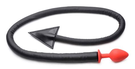 Devil Tail Anal Plug And Horns Set The BDSM Toy Shop