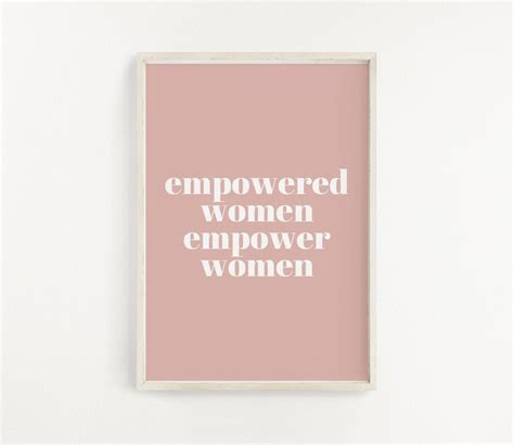 Empowered Women Empower Women Empowered Print Empowered Etsy