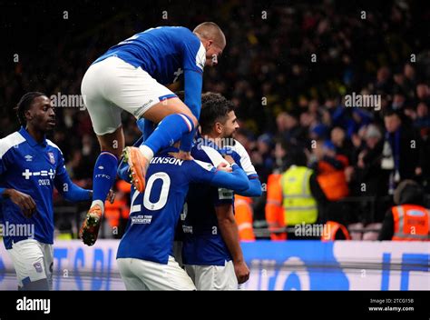 Ipswich Town S Sam Morsy Celebrates Scoring Their Side S Second Goal Of