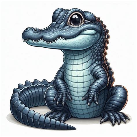 Premium Vector Alligator Vector Cartoon Illustration