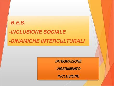 B E S Inclusione Sociale Dinamiche Interculturali Ppt Scaricare