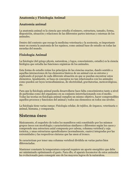 Anatomía Y Fisiología Animal Anatomía Y Fisiología Animal Anatomía