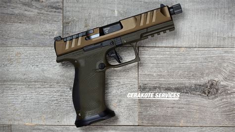 Walther PDP Pro SD Full Size OD Green Pistol Spartan Bronze Slide